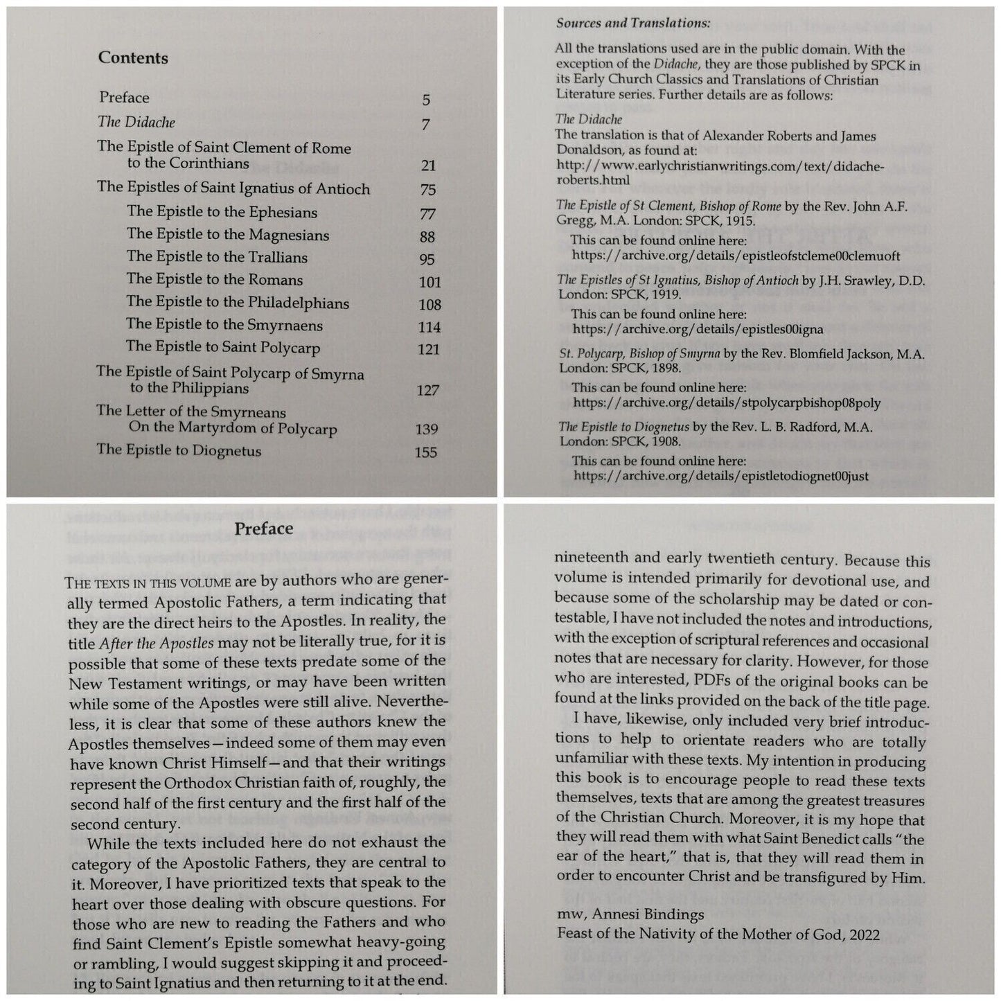 After the Apostles, Leatherbound Texts from the Apostolic Fathers, Blue Goatskin