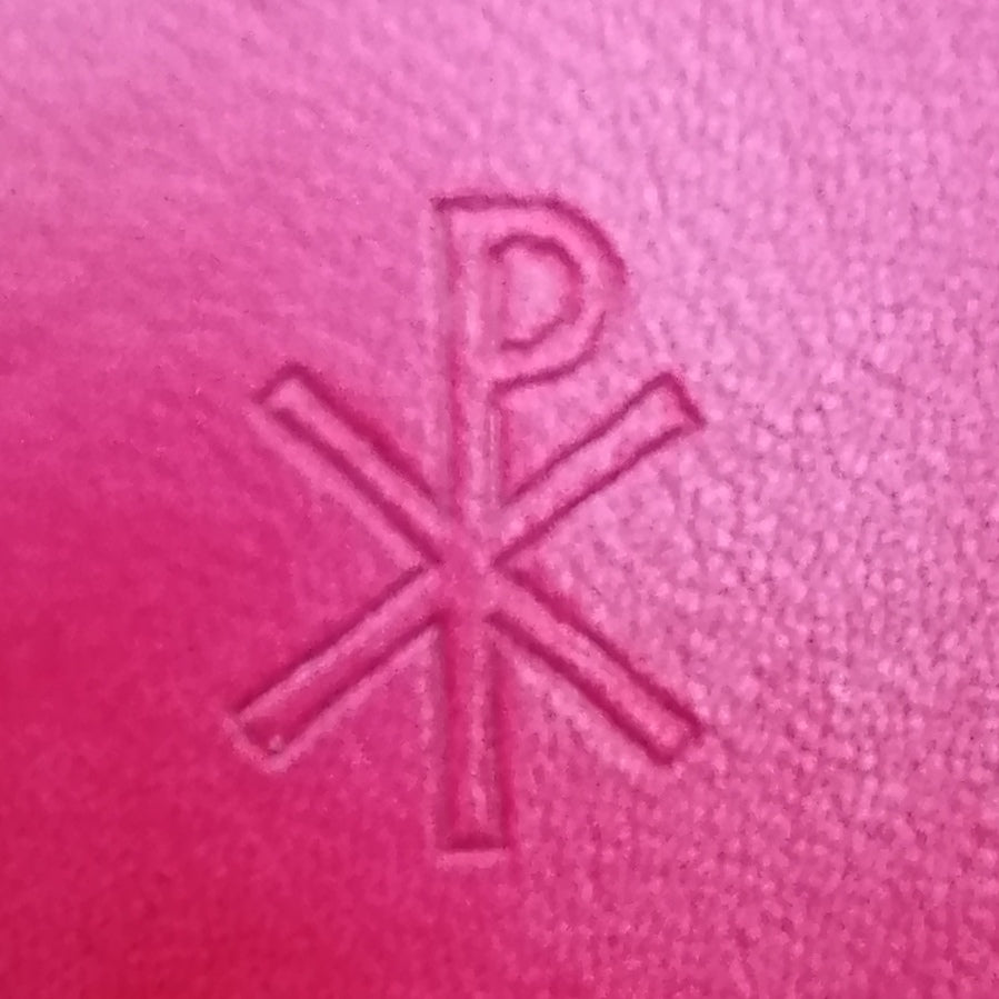 Leatherbound Book of Gospels, A-7 sized, Red Goatskin, Fr Lazarus Moore translation