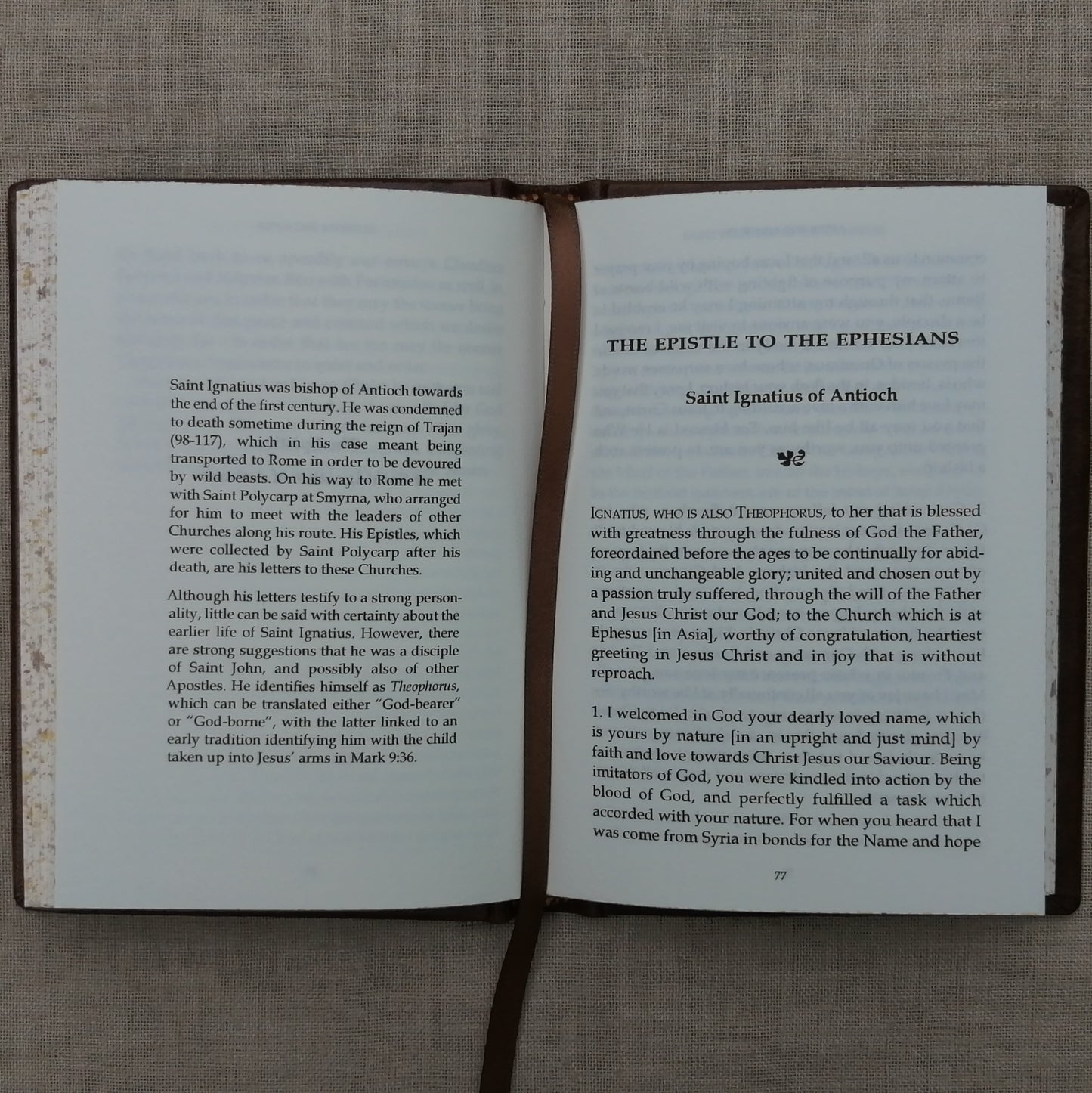 After the Apostles, Leatherbound Texts from the Apostolic Fathers, Brown Goatskin