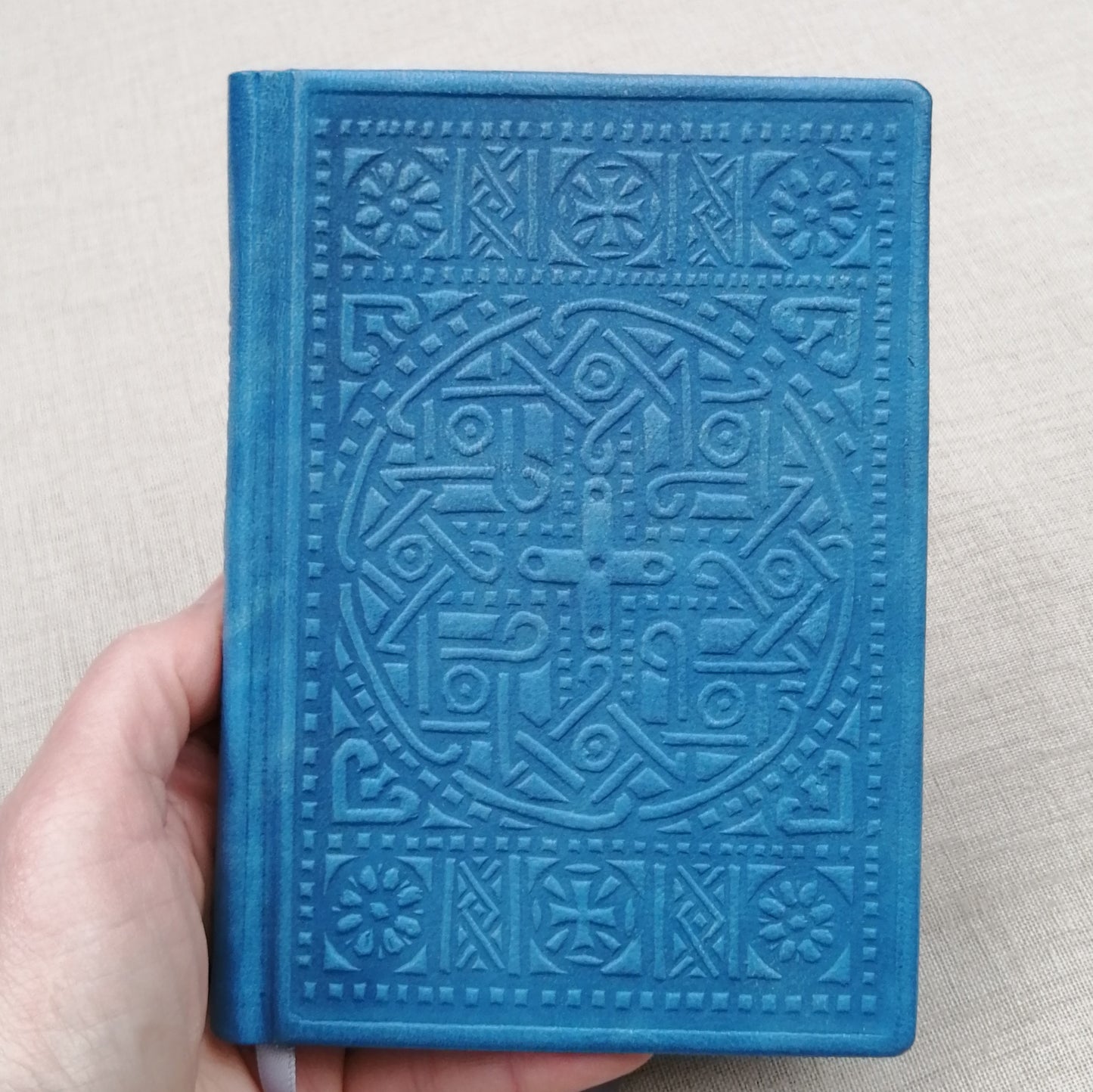 After the Apostles, Leatherbound Texts from the Apostolic Fathers, Blue Goatskin