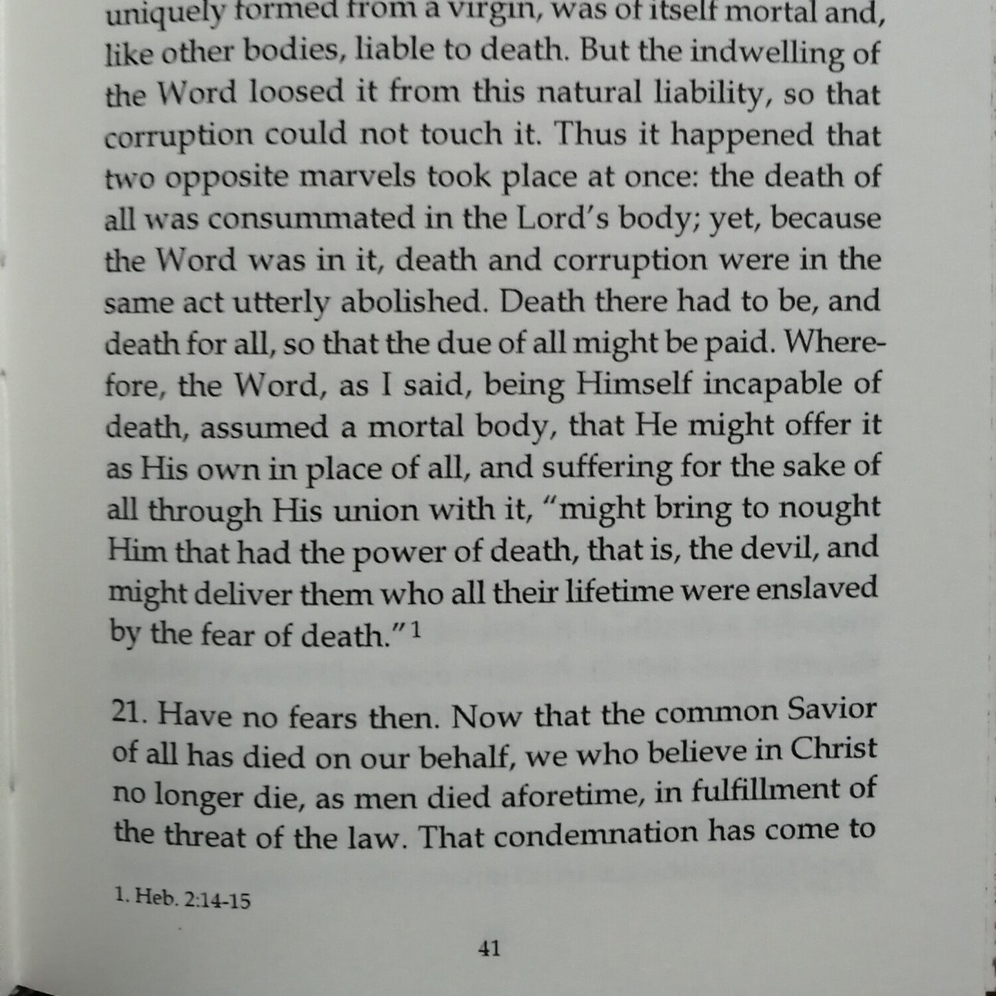 On the Incarnation by St Athanasius the Great, Tan Goatskin