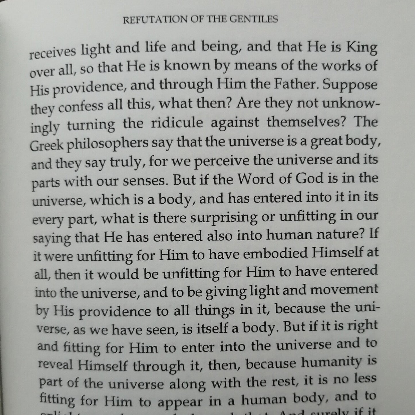 On the Incarnation by St Athanasius the Great, Tan Goatskin