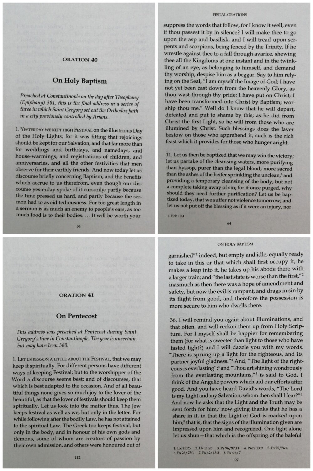 Festal Orations by St Gregory the Theologian, Red-Tan Goatskin