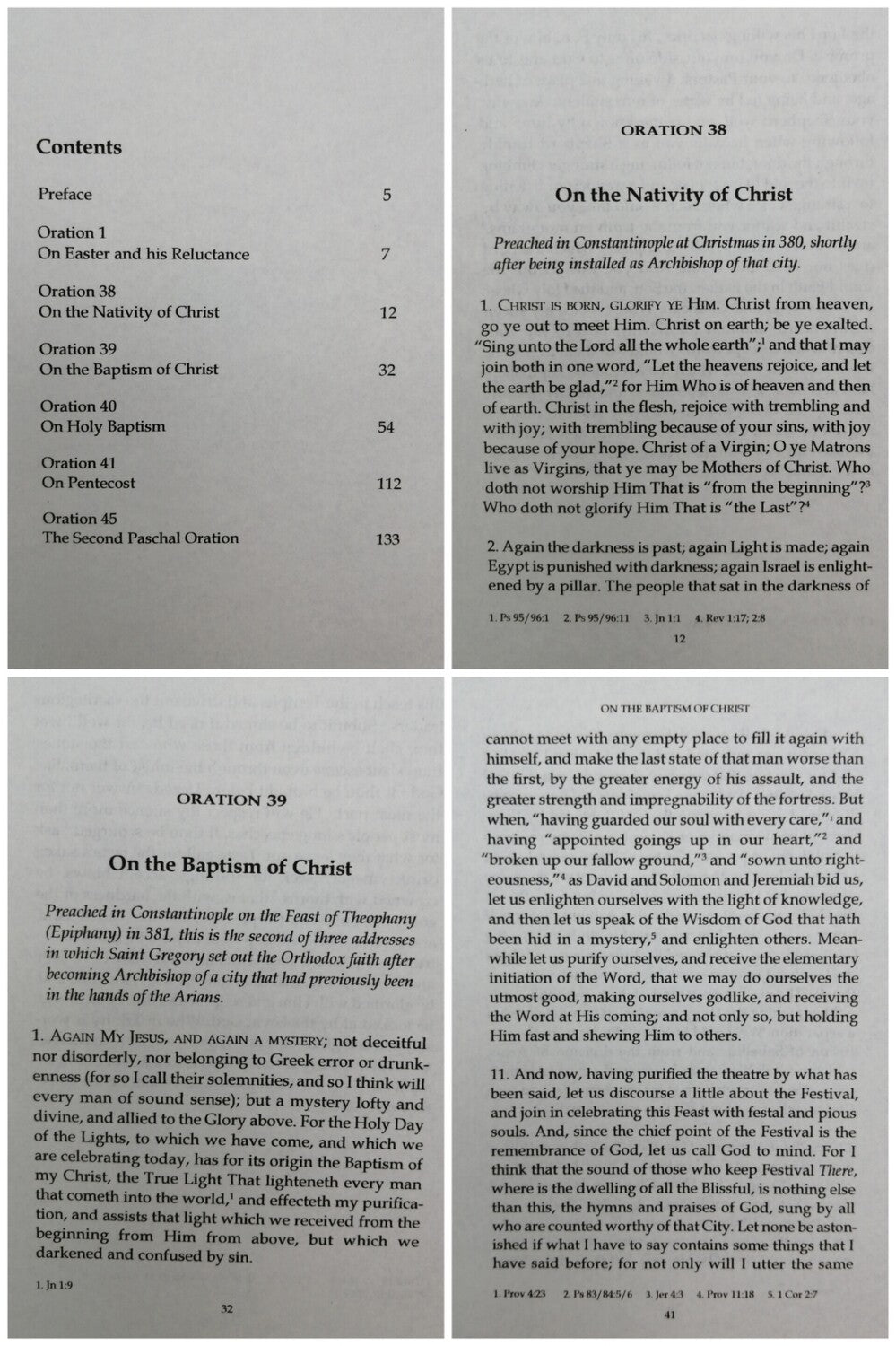 Festal Orations by St Gregory the Theologian, Red-Tan Goatskin