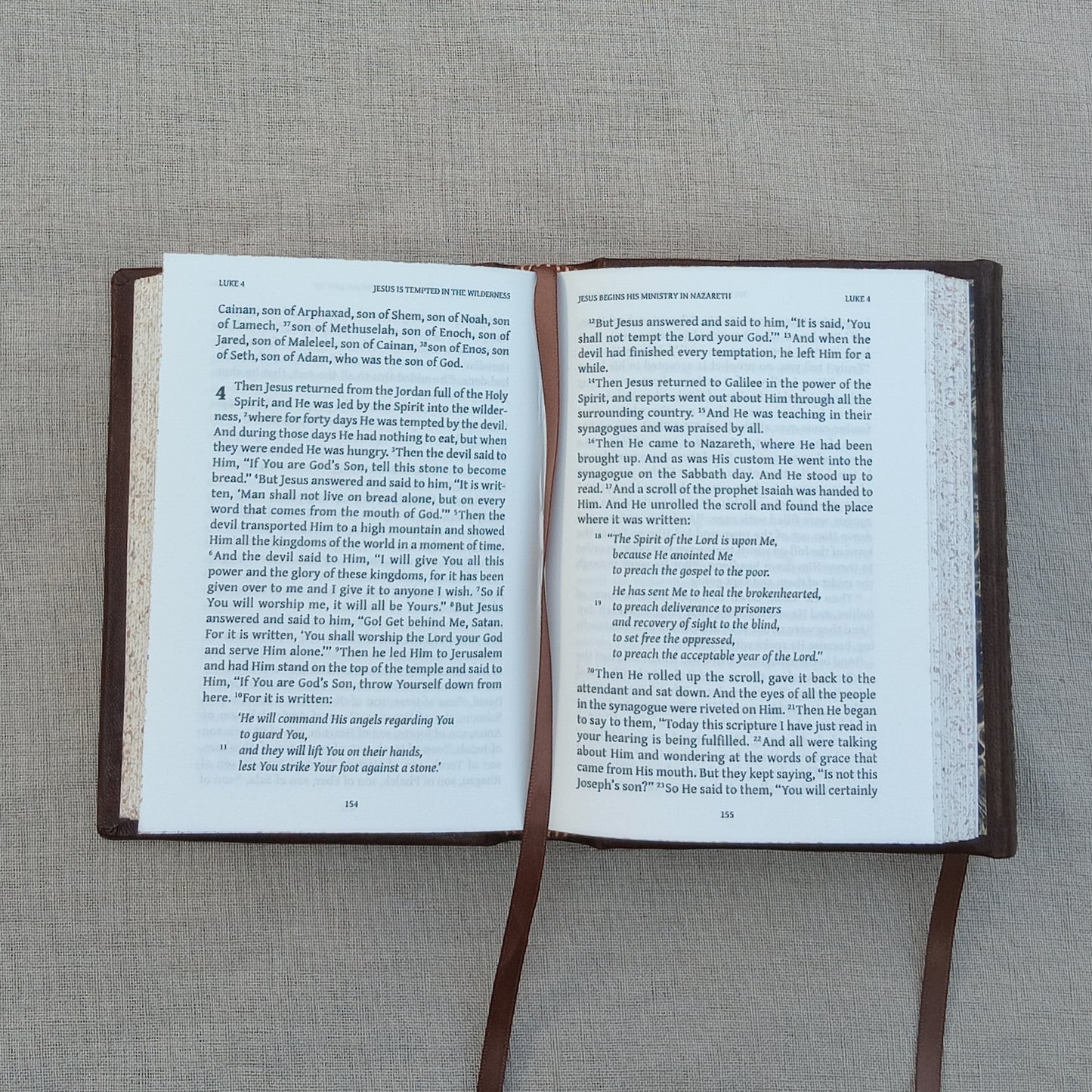 Dos-à-dos binding of Psalter and Gospels, Brown Goatskin