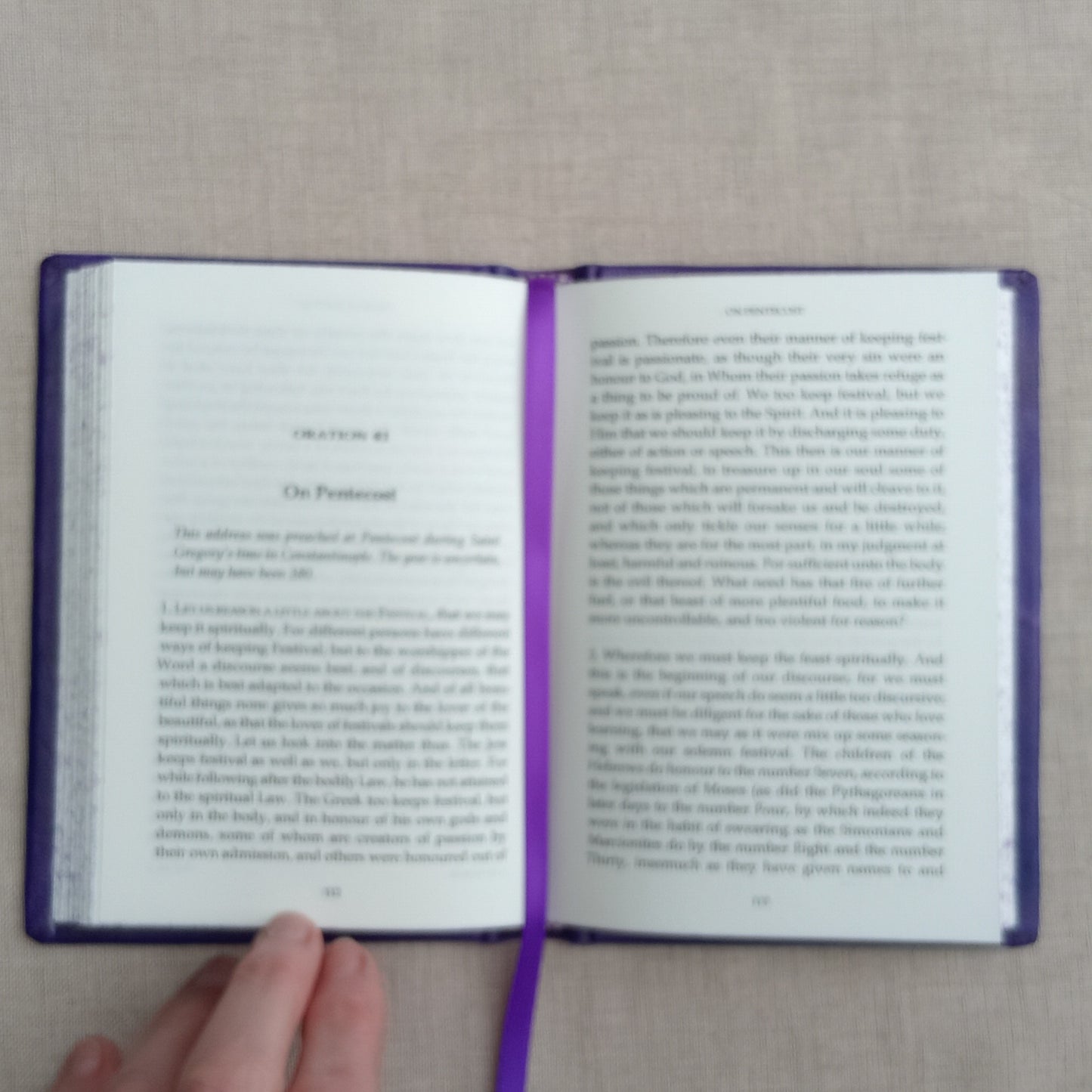 Festal Orations by St Gregory the Theologian, Purple Goatskin