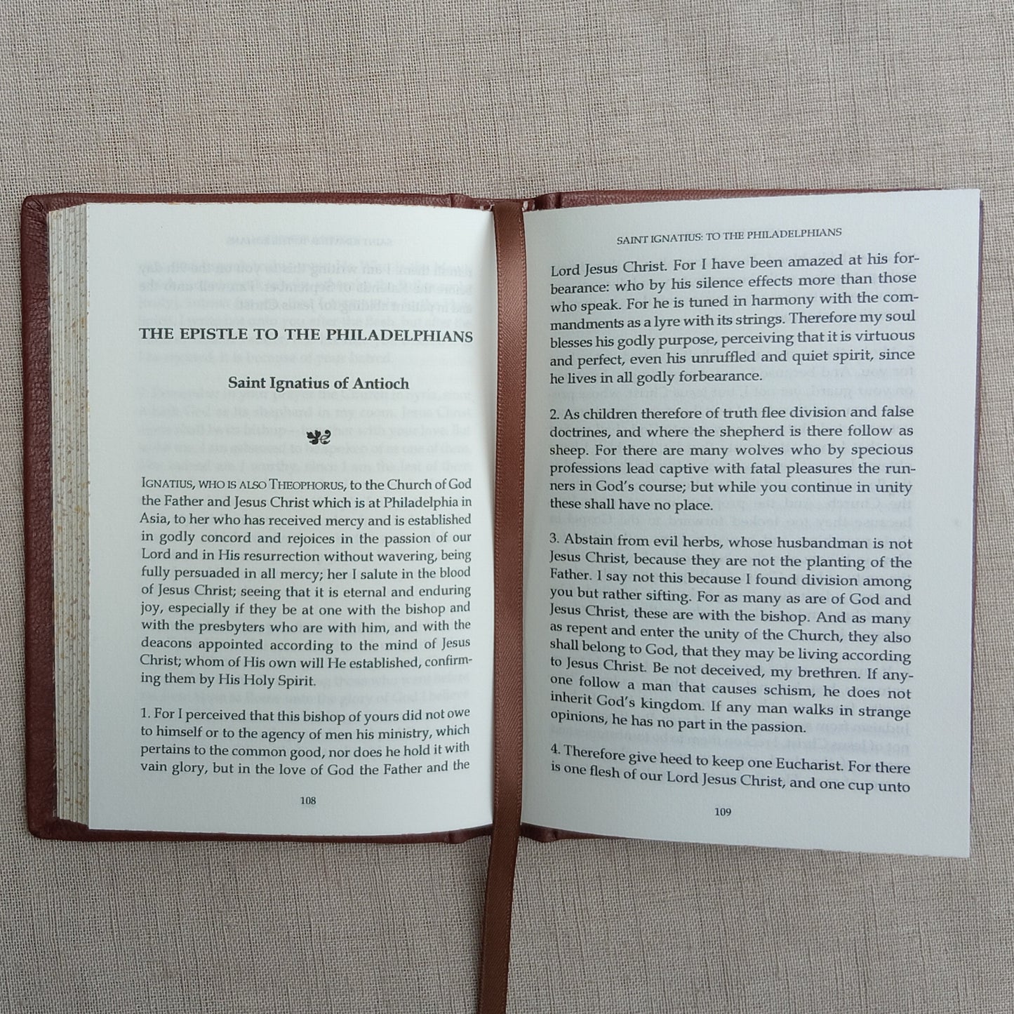 After the Apostles, Leatherbound Texts from the Apostolic Fathers, Brown Goatskin