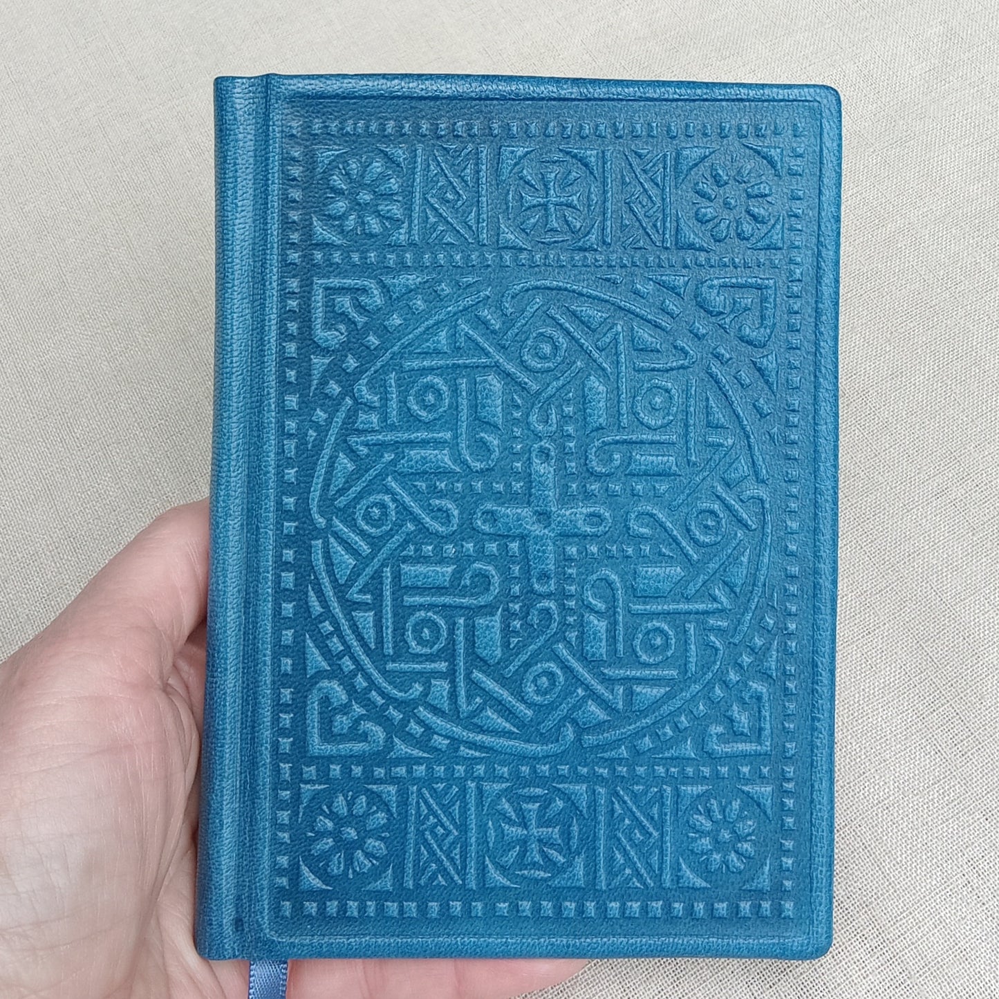 After the Apostles, Leatherbound Texts from the Apostolic Fathers, Blue Goatskin