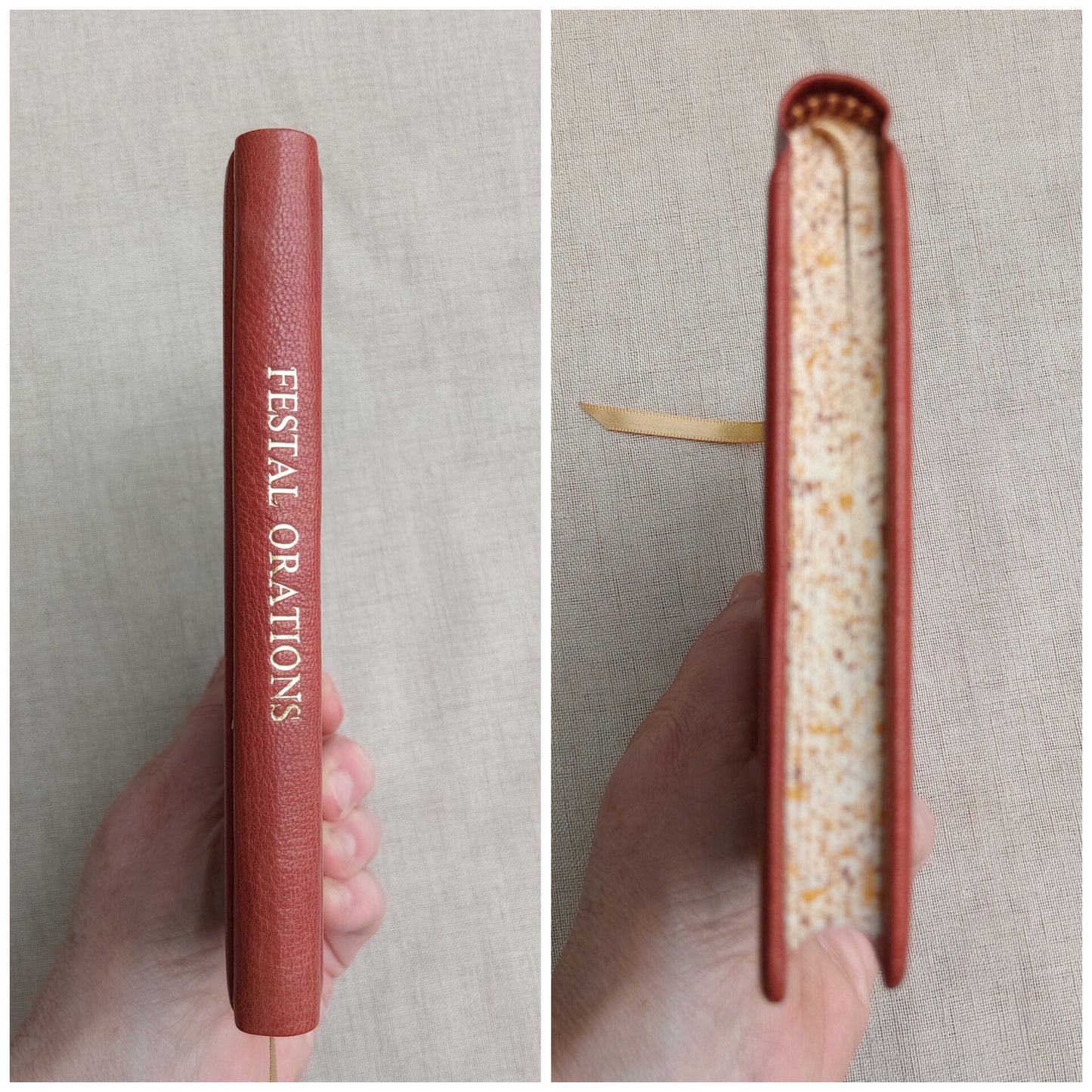 Festal Orations by St Gregory the Theologian, Red-Tan Goatskin