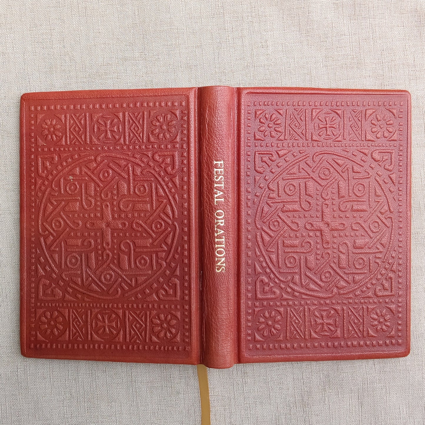 Festal Orations by St Gregory the Theologian, Red-Tan Goatskin